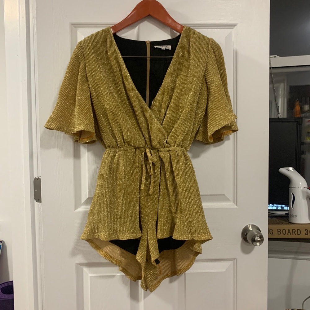 Gold romper